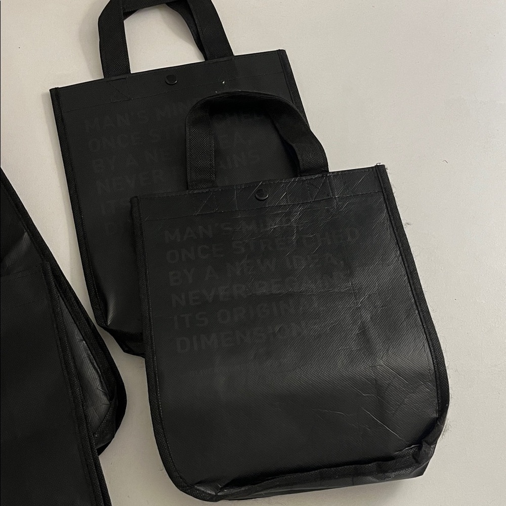 Lululemon Black Reusable Tote Bags - Picture 3 of 7